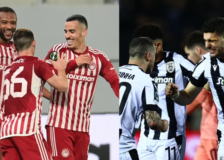 Conference League: Με Φενέρμπαχτσε ο Ολυμπιακός, με Μπριζ ο ΠΑΟΚ στους «8» -Ο δρόμος για τον τελικό