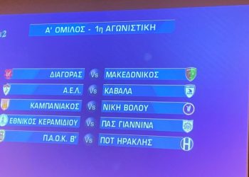 Πρεμιέρα εντός με Καβάλα