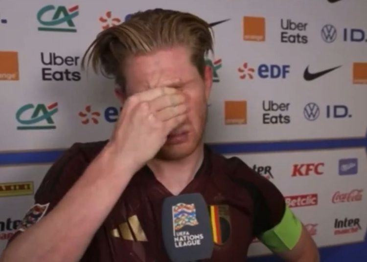 Ξέσπασε κατά συμπαικτών του ο Ντε Μπρόινε: “Αν δεν είσαι αρκετά καλός, πρέπει να τα δώσεις όλα και κάποιοι δεν το κάνουν”