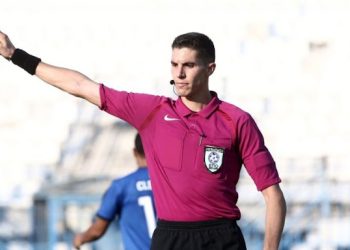 O Μπακογιάννης διαιτητής στο ΑΕΛ-Καβάλα