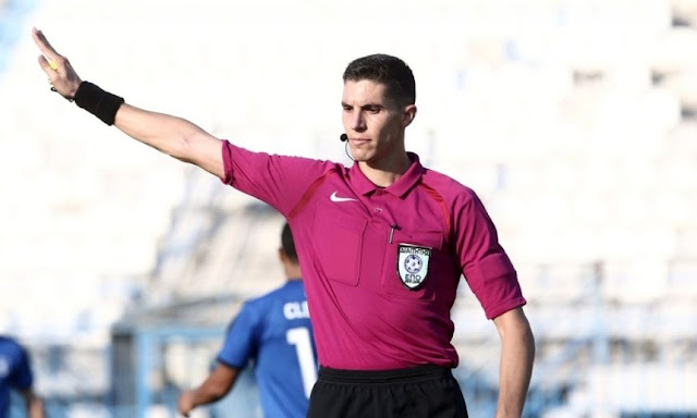 O Μπακογιάννης διαιτητής στο ΑΕΛ-Καβάλα