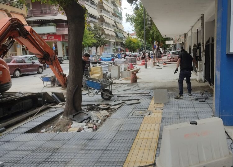 Από Μουρούζη έως Ηρώων Πολυτεχνείου συνεχίζονται τα έργα στην Ανθίμου Γαζή