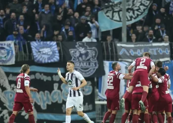 Ξέφρενα πανηγύρια στα αποδυτήρια μετά το μεγάλο διπλό στο Καυτανζόγλειο (VIDEO)