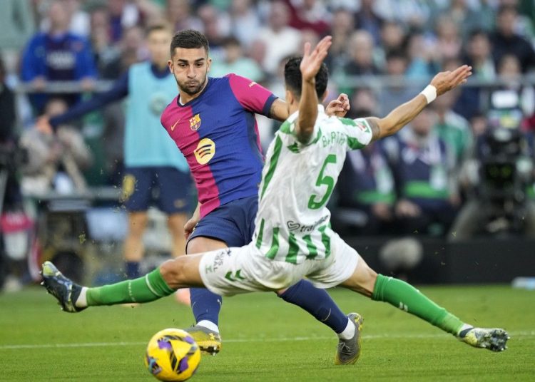 Η Μπέτις ξέρανε στο 94′ την Μπαρτσελόνα, τέταρτη απώλεια βαθμών στα τελευταία πέντε ματς για τους Καταλανούς