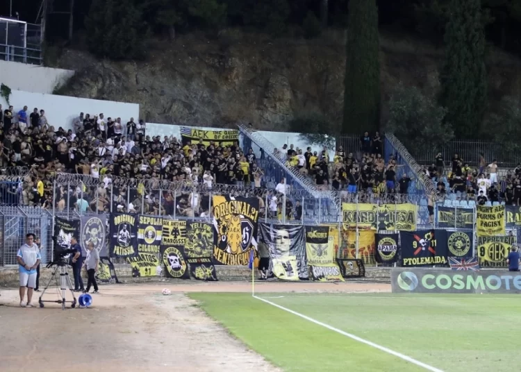 Με τον κόσμο της η ΑΕΚ στη Λαμία