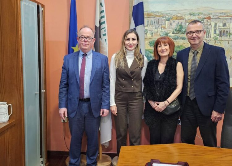 Επιμελητήριο Λάρισας: Συνάντηση του Χρ. Γιακουβή με την Εμπορική Ακόλουθο του Τουρκικού Προξενείου