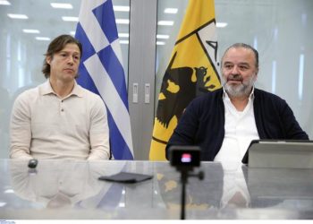 Tρίωρη συνάντηση Ηλιόπουλου με Αλμέιδα και Ριμπάλτα στα Σπάτα