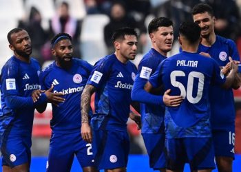 Πάρτι στη βροχή με τεσσάρα από τον Ολυμπιακό στις Σέρρες