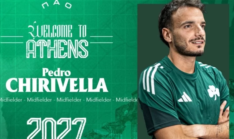 Κι επίσημα παίκτης του Παναθηναϊκού ο Τσιριβέγια