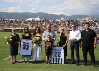 ΠΑΕ ΑΕΛ και ΠΑΕ Καλαμάτα τίμησαν την μνήμη του Παναγιώτη Μπαχράμη